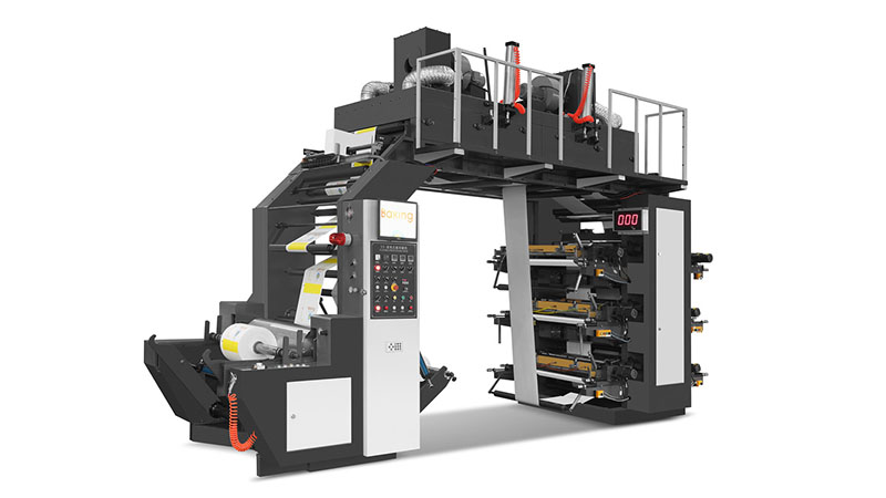 Six Color Stack Type Synchronous Belt High Speed  Printing Machine